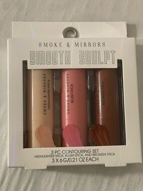 3-Piece Contouring Set — Pink, Beige, Brown